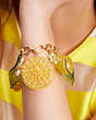 Kate Spade,Fresh Squeeze Charm Bracelet,Yellow Multi