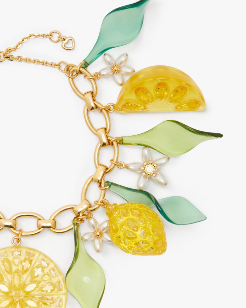 Kate Spade,Fresh Squeeze Charm Bracelet,