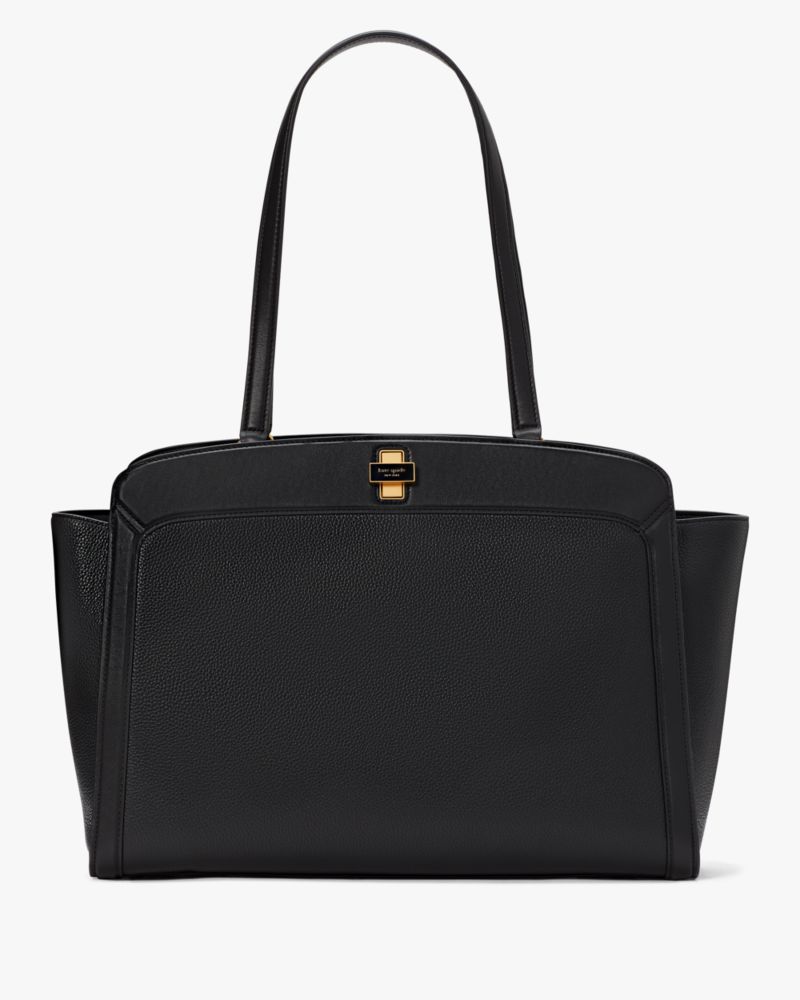 Black York Large Work Tote