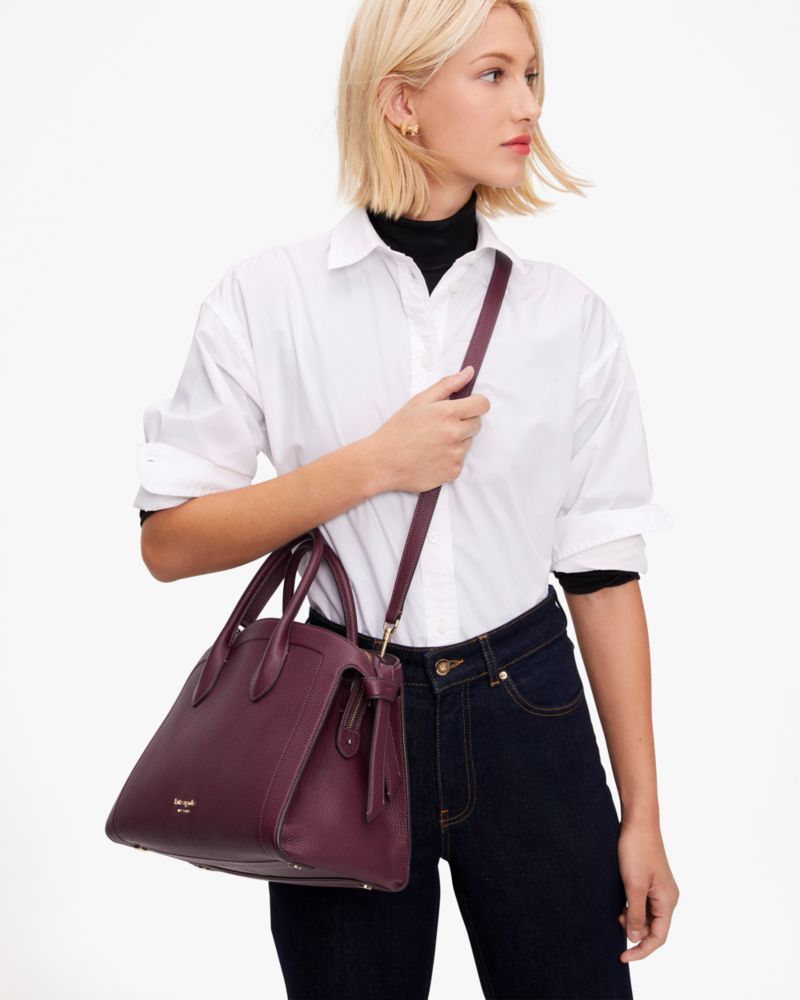 Kate Spade,Knott Large Zip-top Satchel,