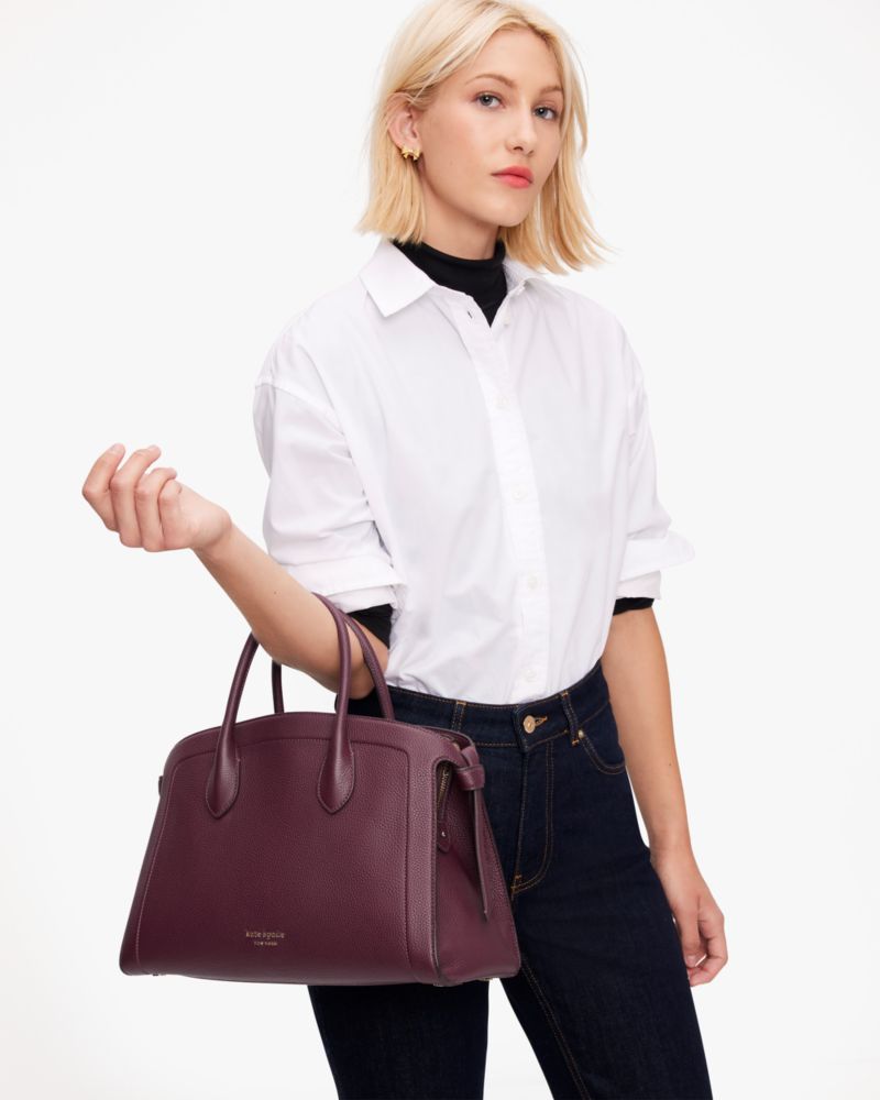 Kate Spade,Knott Large Zip-top Satchel,
