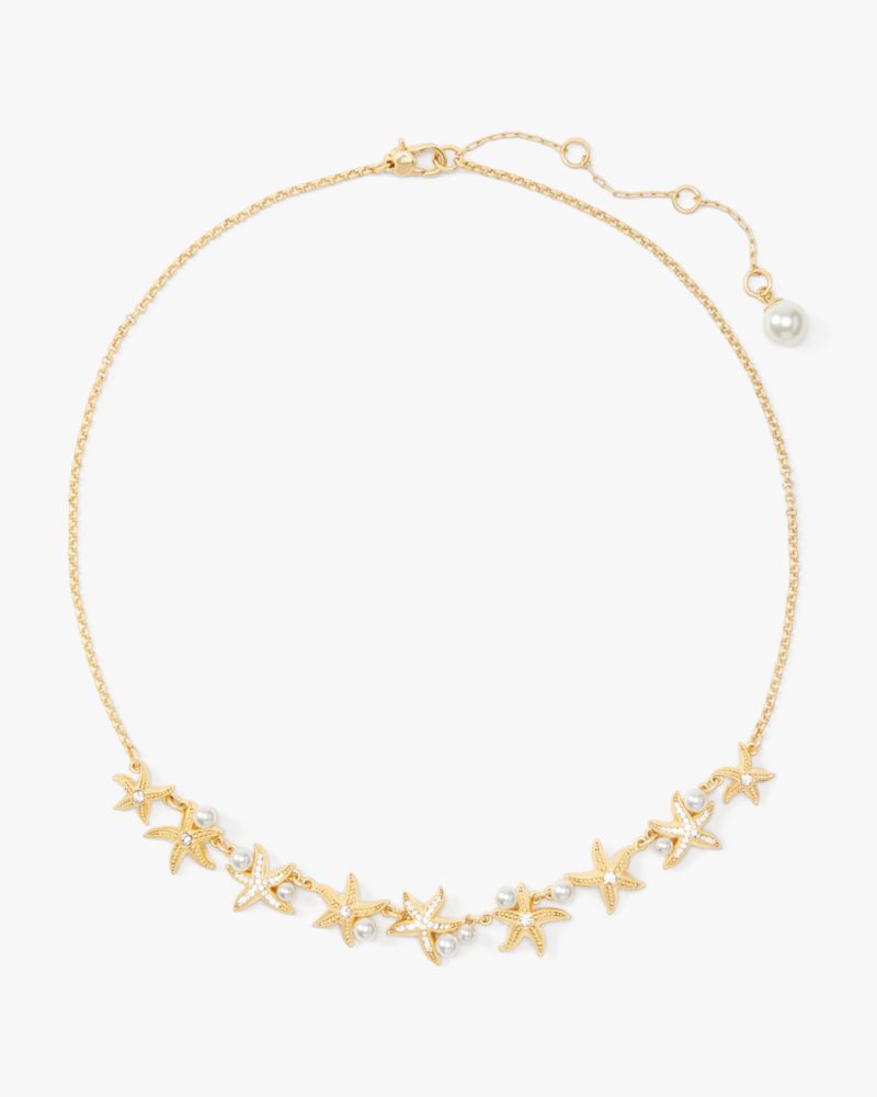 Kate Spade,Sea Star Necklace,Clear Multi