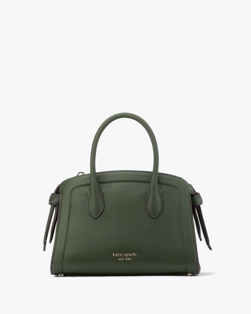 Kate Spade,Knott Mini Zip-top Satchel,Bonsai Tree