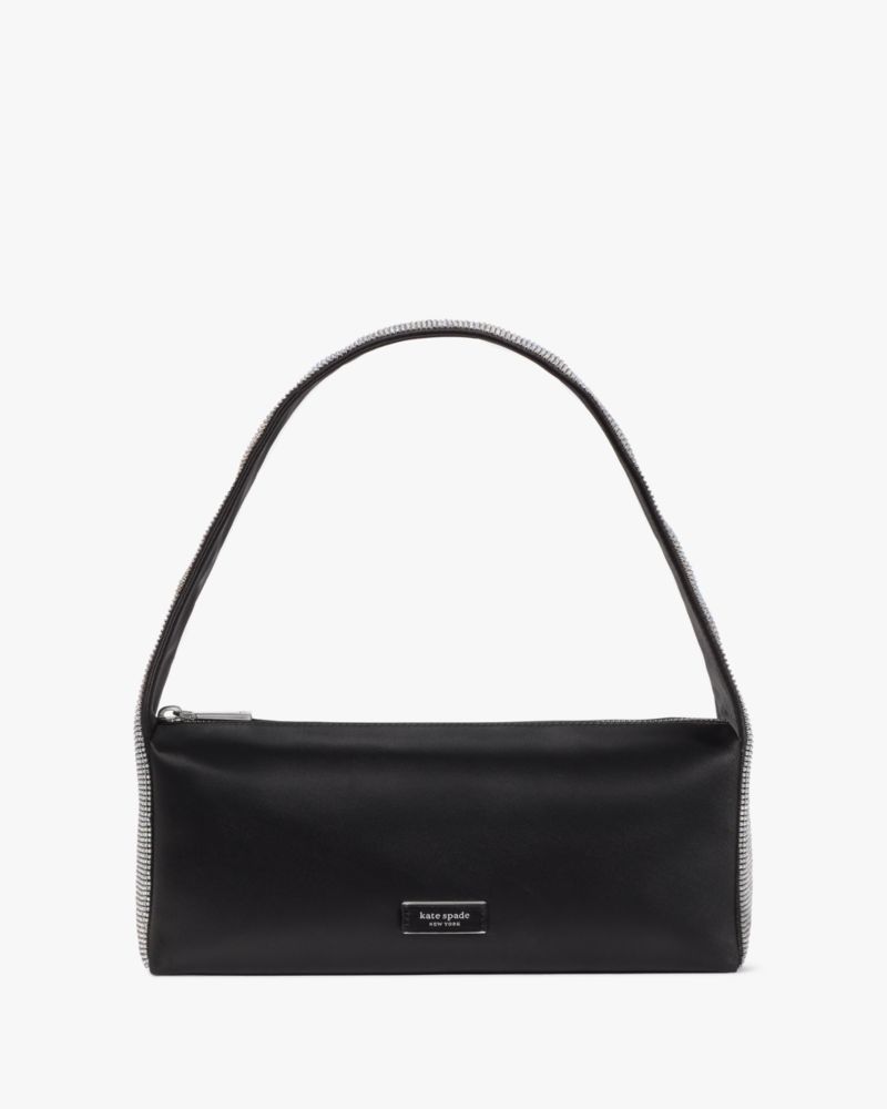 kate spade black leather shoulder bag