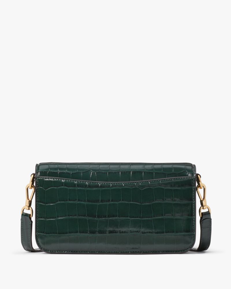 Dakota Croc-embossed Small Crossbody