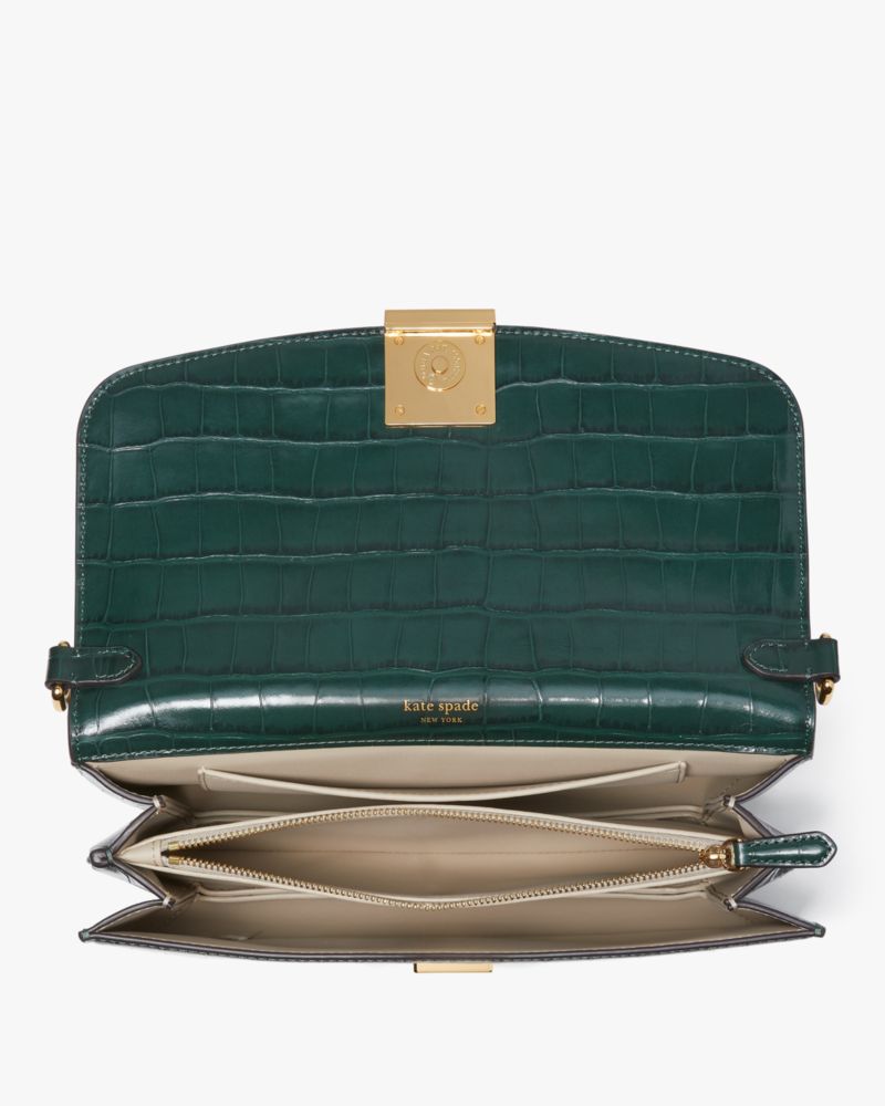 Kate Spade,ケイト・スペード ダコタ クロコエンボス ミディアム コンバーチブル ショルダーバッグ,バッグ,ロックガーデン