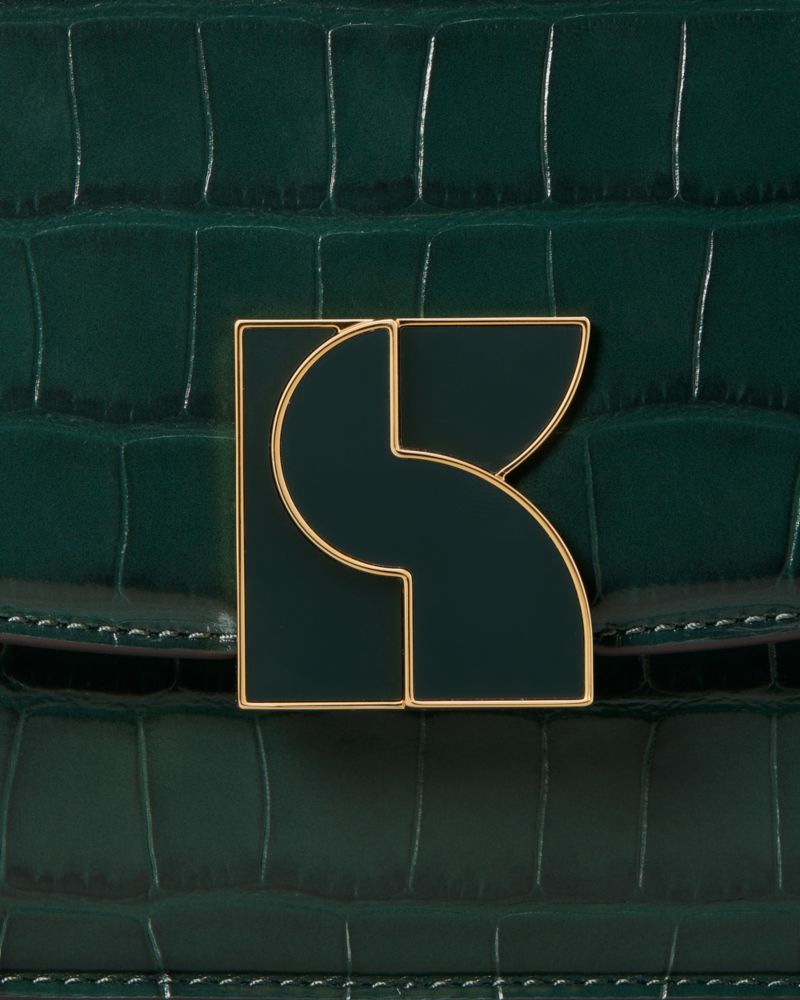 Kate Spade,ケイト・スペード ダコタ クロコエンボス ミディアム コンバーチブル ショルダーバッグ,バッグ,ロックガーデン