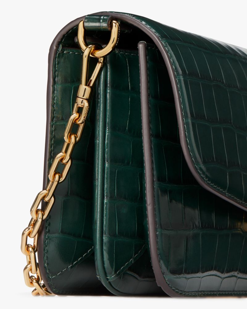 Kate Spade,ケイト・スペード ダコタ クロコエンボス ミディアム コンバーチブル ショルダーバッグ,バッグ,ロックガーデン