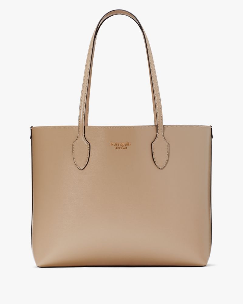 Kate Spade,Bleecker Large Tote,Timeless Taupe