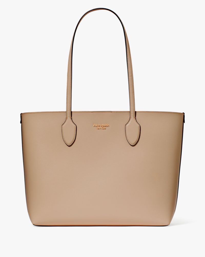 Kate Spade,Bleecker Large Tote,Timeless Taupe