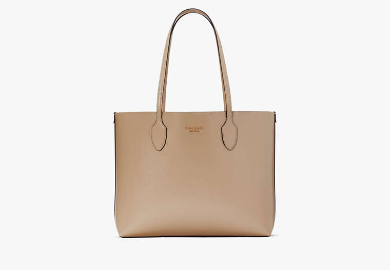 Kate Spade,Bleecker Large Tote,Timeless Taupe image number 0