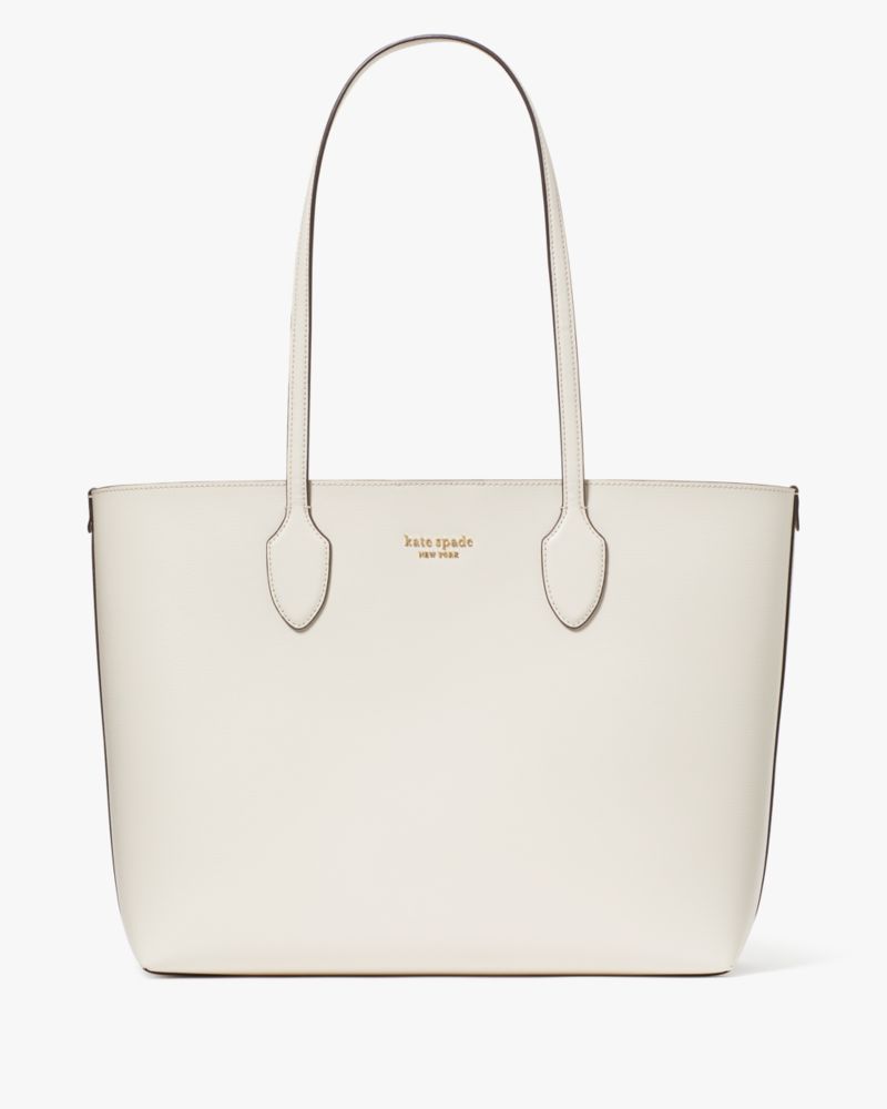 Kate Spade,Bleecker Large Tote,Parchment