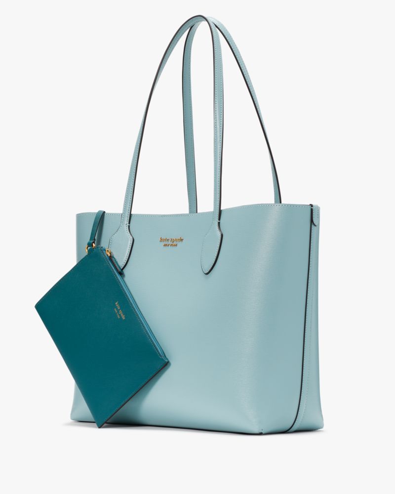 Kate Spade,Bleecker Large Tote,Aegean Teal