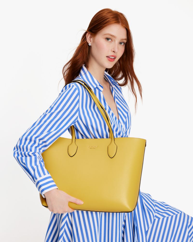 Kate Spade,Bleecker Large Tote,Summer Daffodil