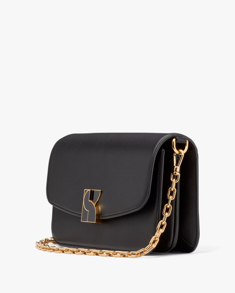 Kate spade black messenger bag sale