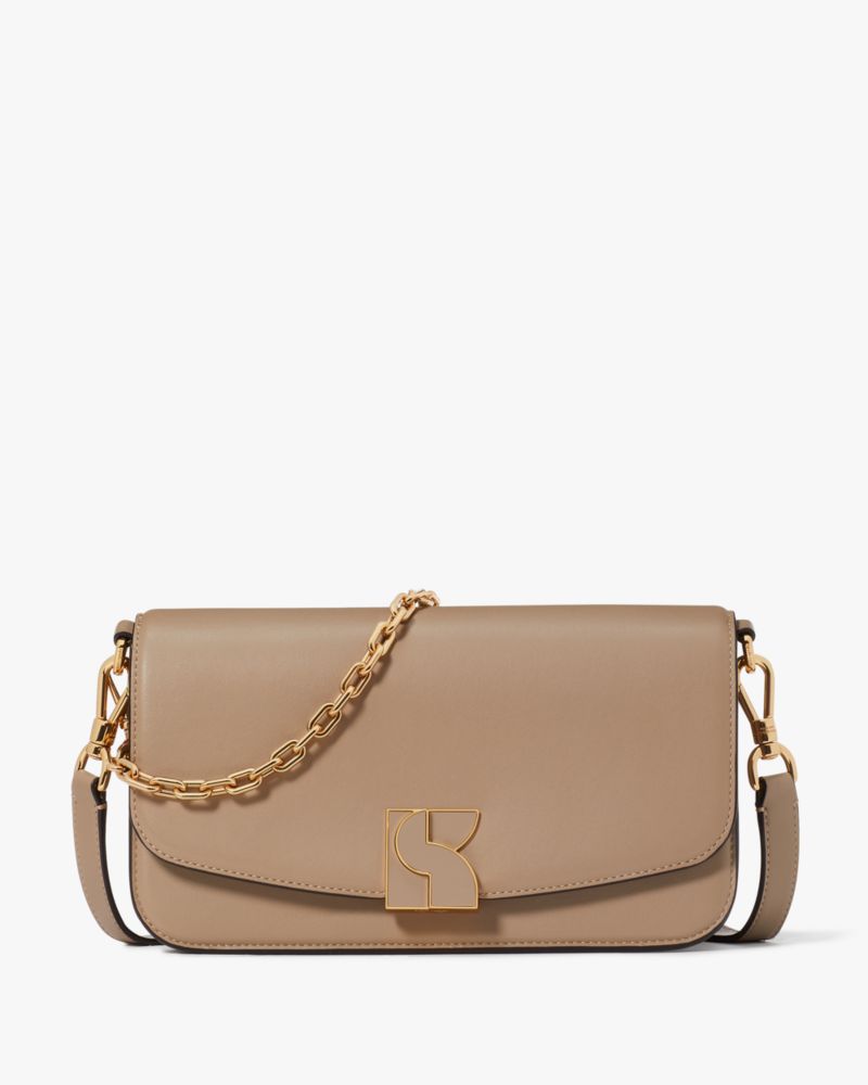 Kate Spade,Dakota Medium Convertible Shoulder Bag,Timeless Taupe