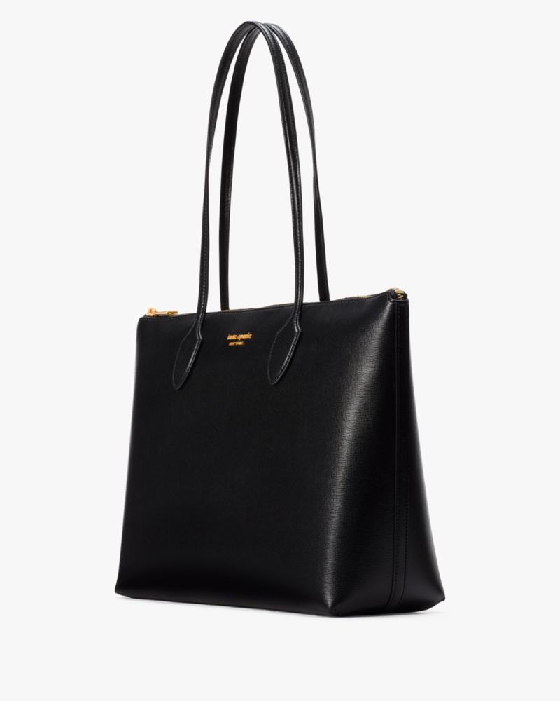 Kate spade black large tote on sale