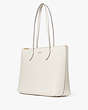 Kate Spade,Bleecker Large Zip-top Tote,Parchment