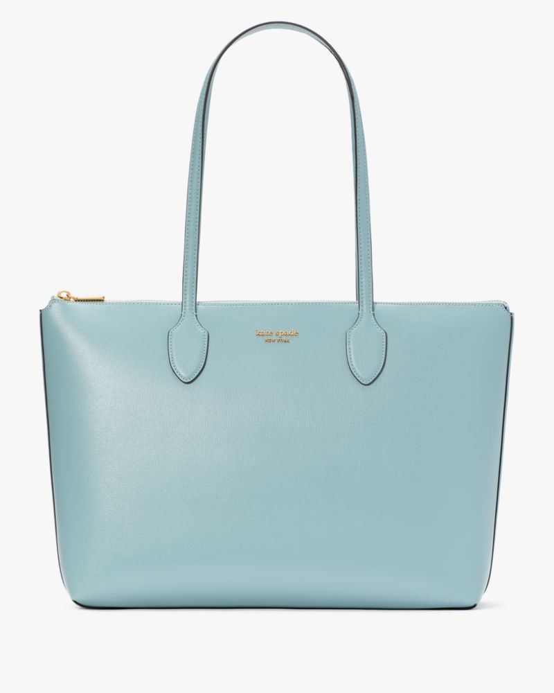 Kate Spade,Bleecker Large Zip-top Tote,Aegean Teal