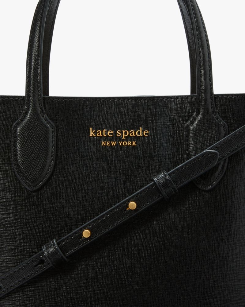 Kate Spade black leather foldover shoulder bag/crossbody – My