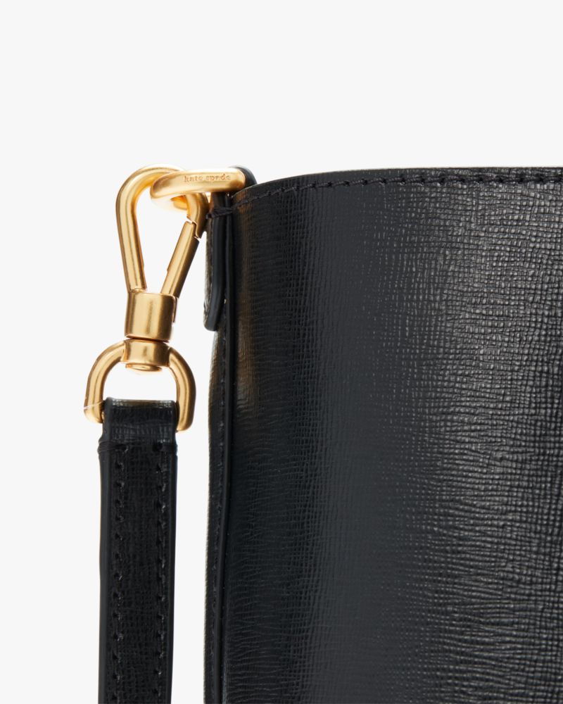 Kate Spade,Bleecker Medium Crossbody Tote,Leather,Tote,Logo,Adjustable,Casual,