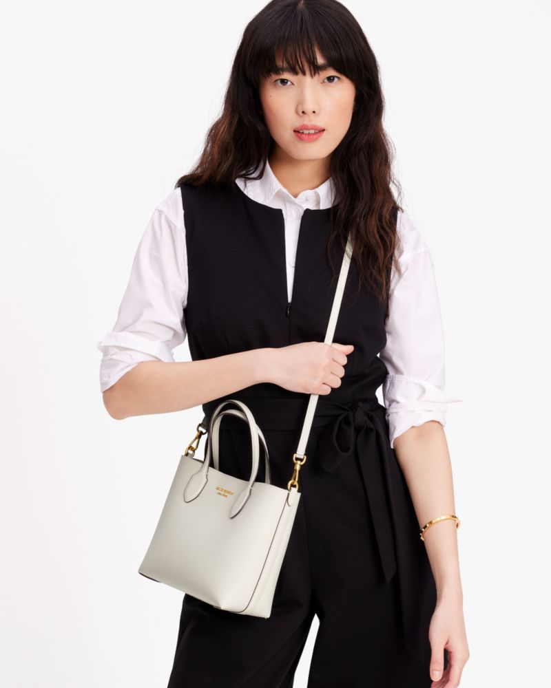 Kate spade black on sale and white handbag