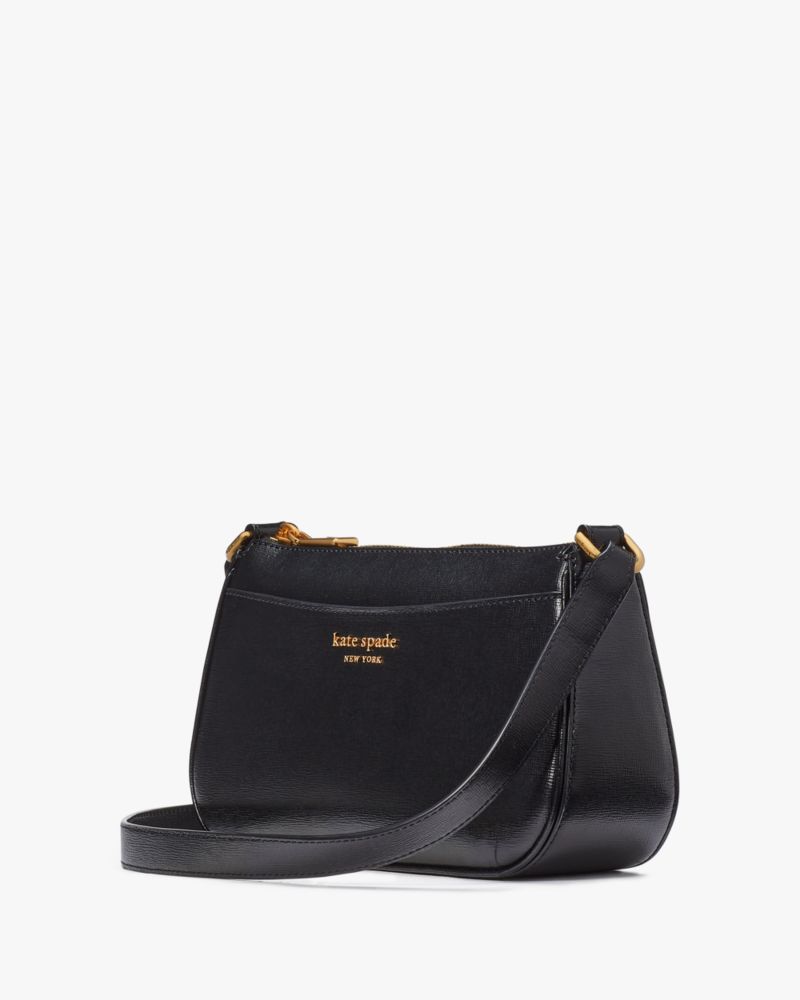 Kate Spade,Bleecker Small Crossbody,Black