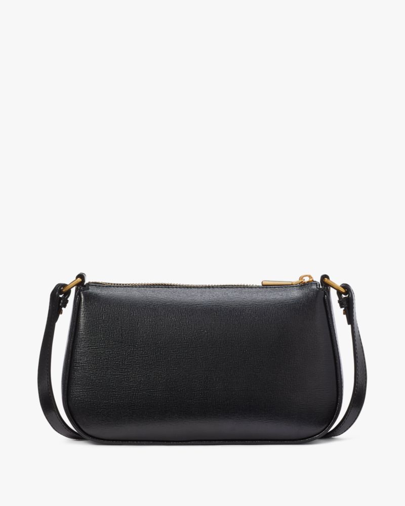 Kate Spade,Bleecker Small Crossbody,Leather,Crossbody,Logo,Metal,Compact,Casual,