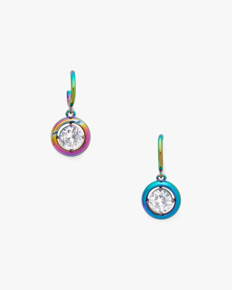 Kate Spade,Dream In Color Huggie Drop Earrings,