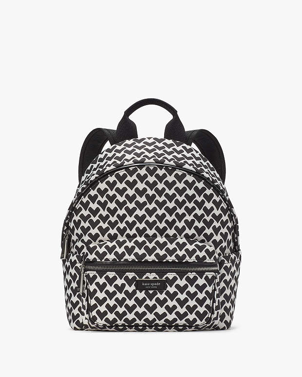 Sam Icon Modernist Hearts Jacquard Small Backpack | Kate Spade New