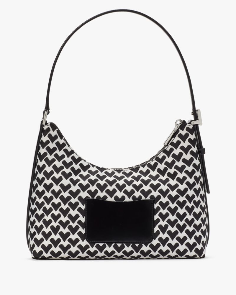 Sam Icon Modernist Hearts Jacquard Small Shoulder Bag