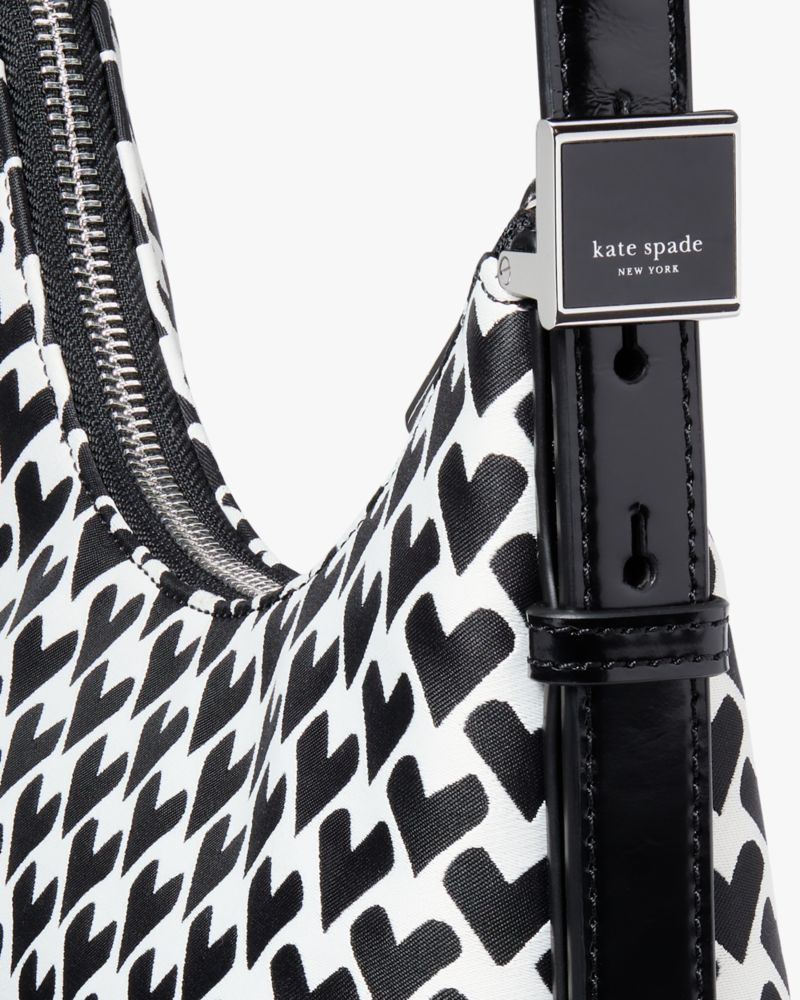 Kate spade black store and white shoulder bag