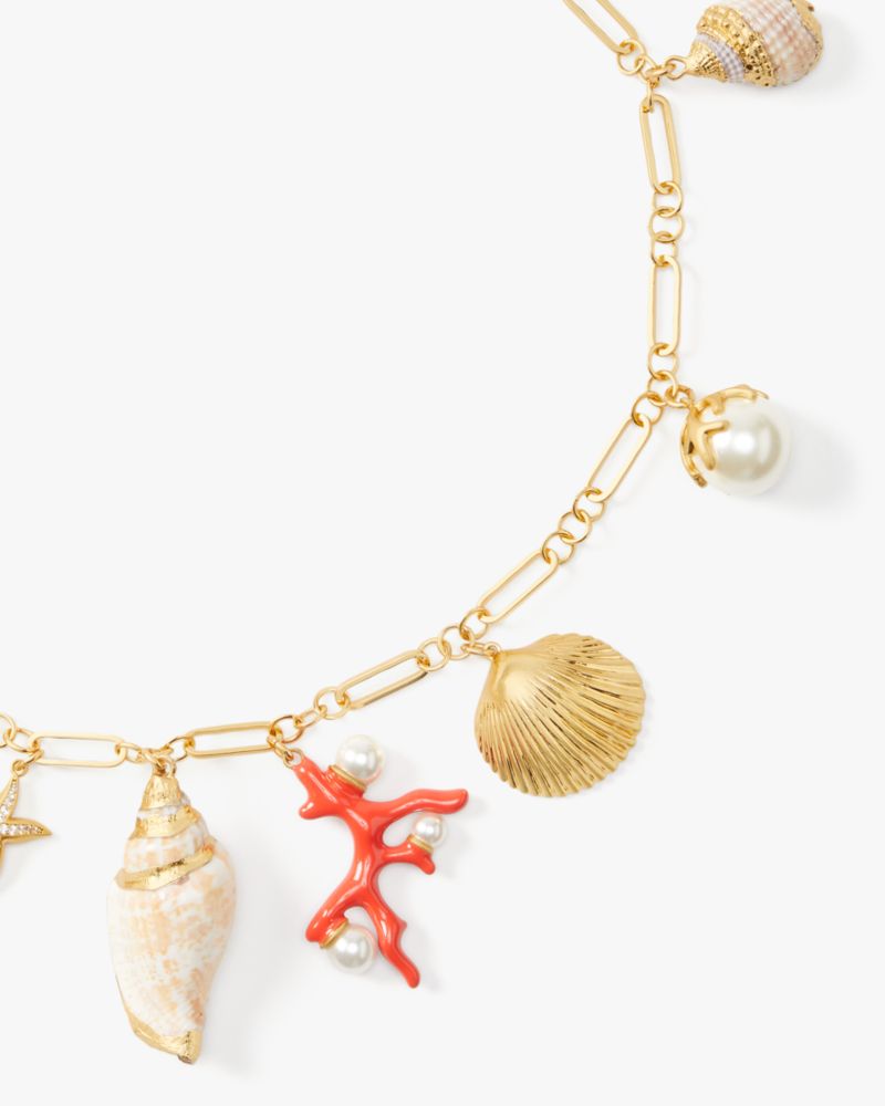Kate Spade,Reef Treasure Charm Necklace,