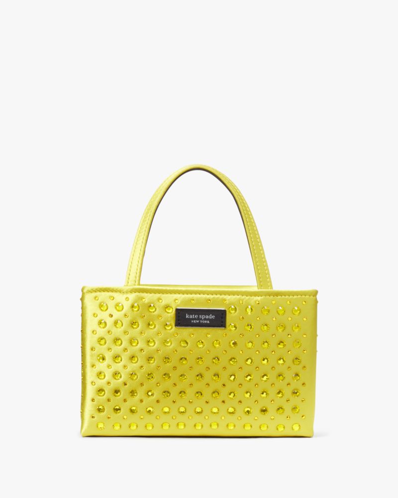 Sam Icon Crystal Embellished Mini Tote | Kate Spade New York