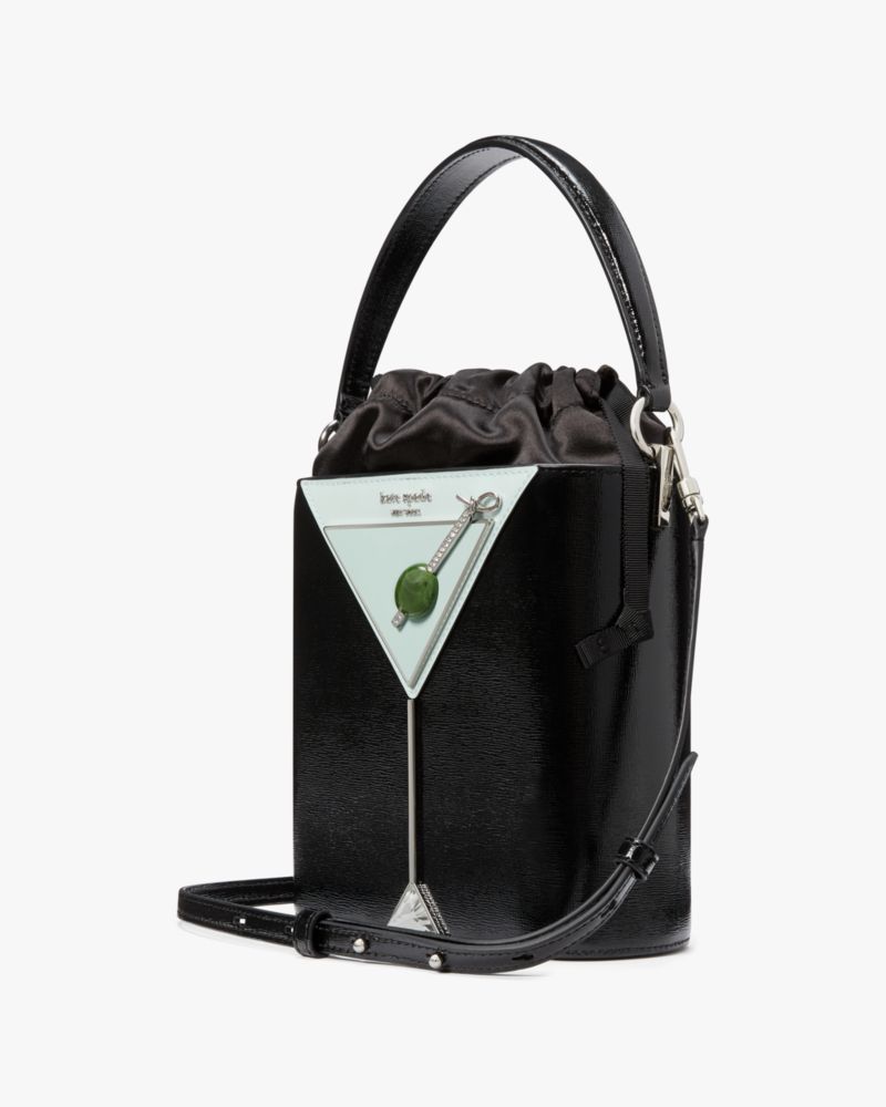 Shaken Not Stirred Martini Embellished Top Handle Crossbody