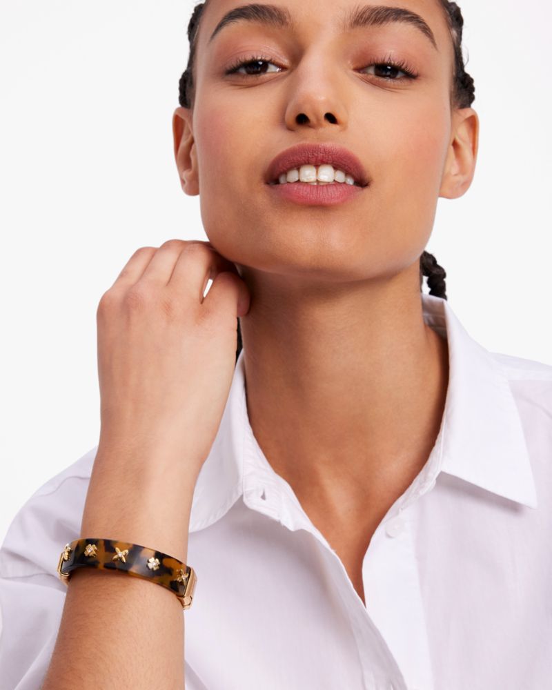 Kate Spade,Breeze Along Thin Hinged Bangle,