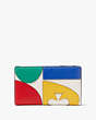 Kate Spade,Expo Small Slim Bifold Wallet,Parchment Multi