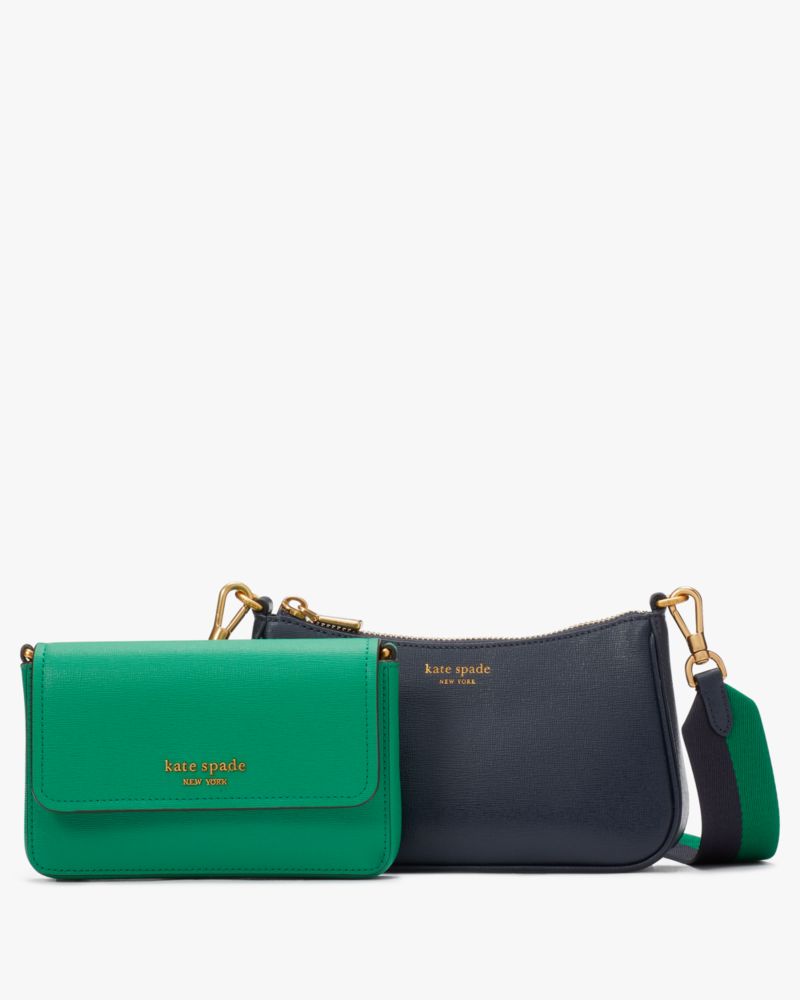 Kate Spade,Double Up Colorblocked Crossbody,