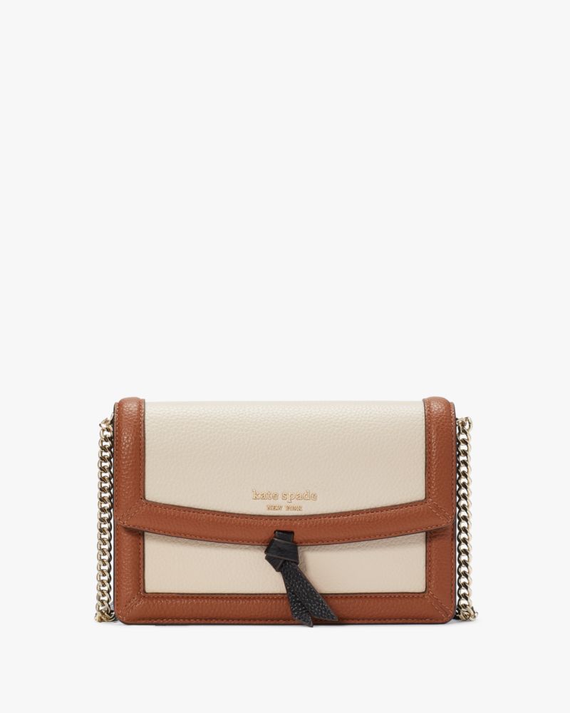 Kate Spade,Knott Colorblocked Flap Crossbody,Casual,Allspice Cake Multi