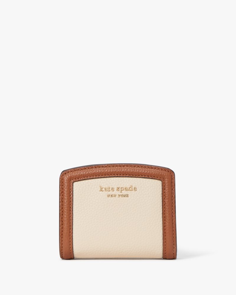 Kate Spade,ノット カラーブロック スモール バイフォールド ウォレット,ミニ財布,オールスパイスケーキマルチ