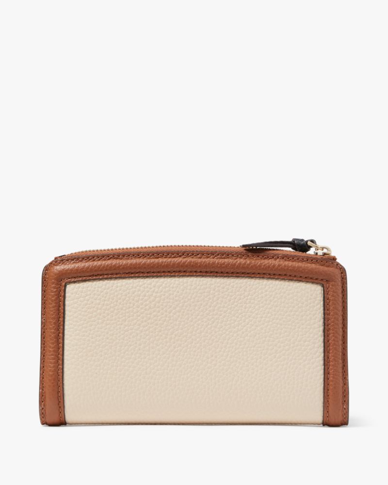 Kate Spade,Knott Colorblocked Zip Slim Wallet,
