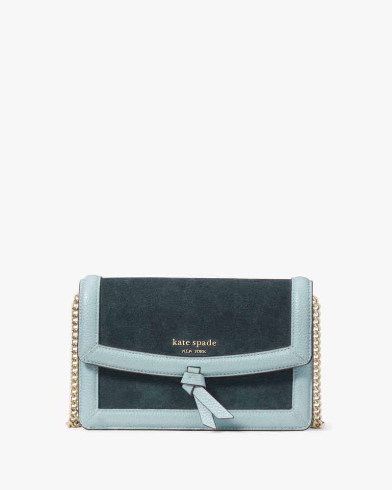 kate spade new york Knott Pebbled Leather Flap Crossbody Bag | Dillard's