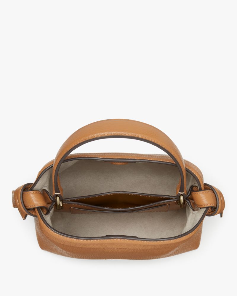 Kate Spade,Knott Mini Crossbody Tote,Leather,Crossbody,Logo,Metal,Compact,Casual,