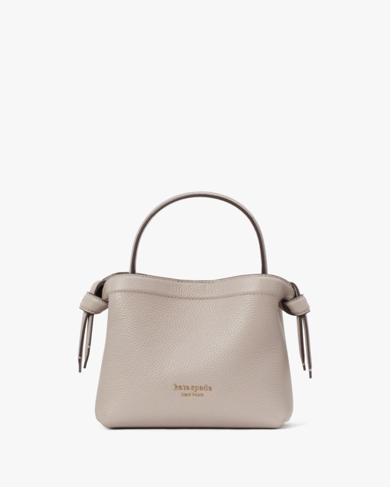 Kate Spade,Knott Mini Crossbody Tote,Warm Taupe