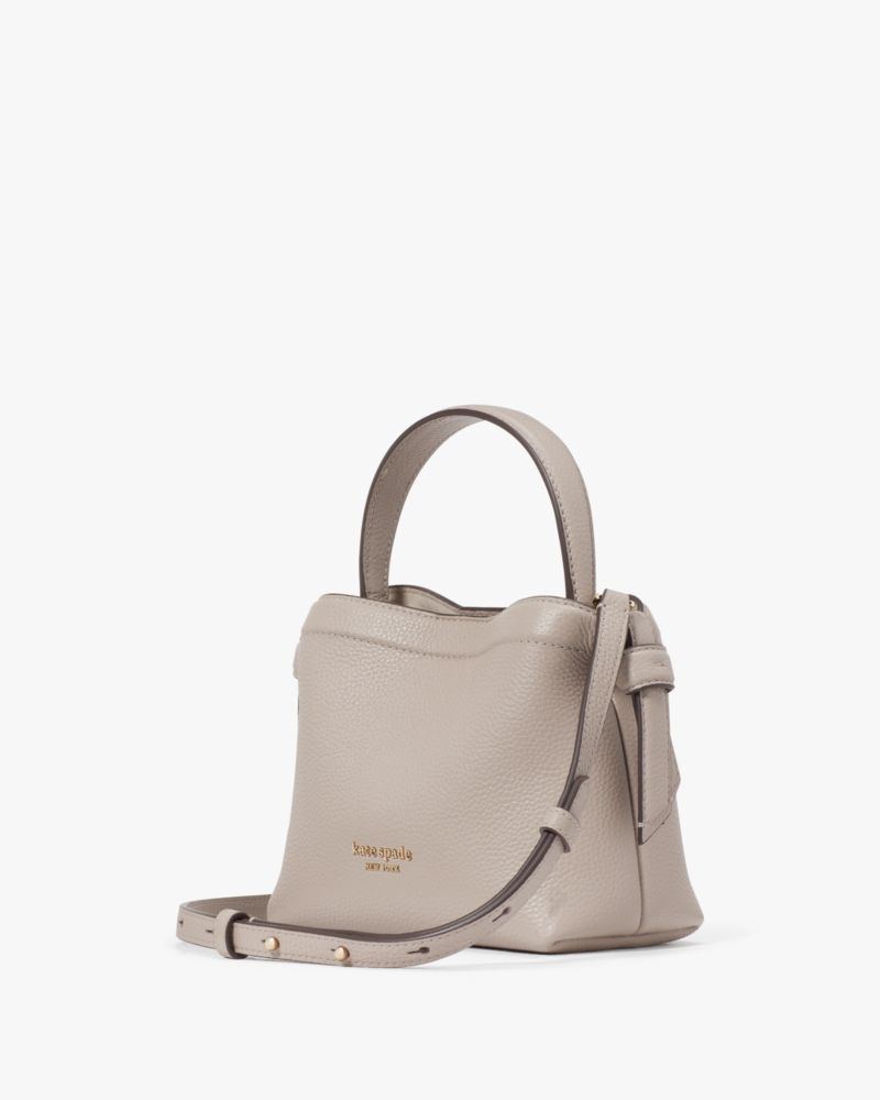 Kate Spade,Knott Mini Crossbody Tote,Warm Taupe