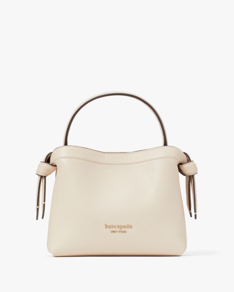 Kate Spade,Knott Mini Crossbody Tote,Milk Glass