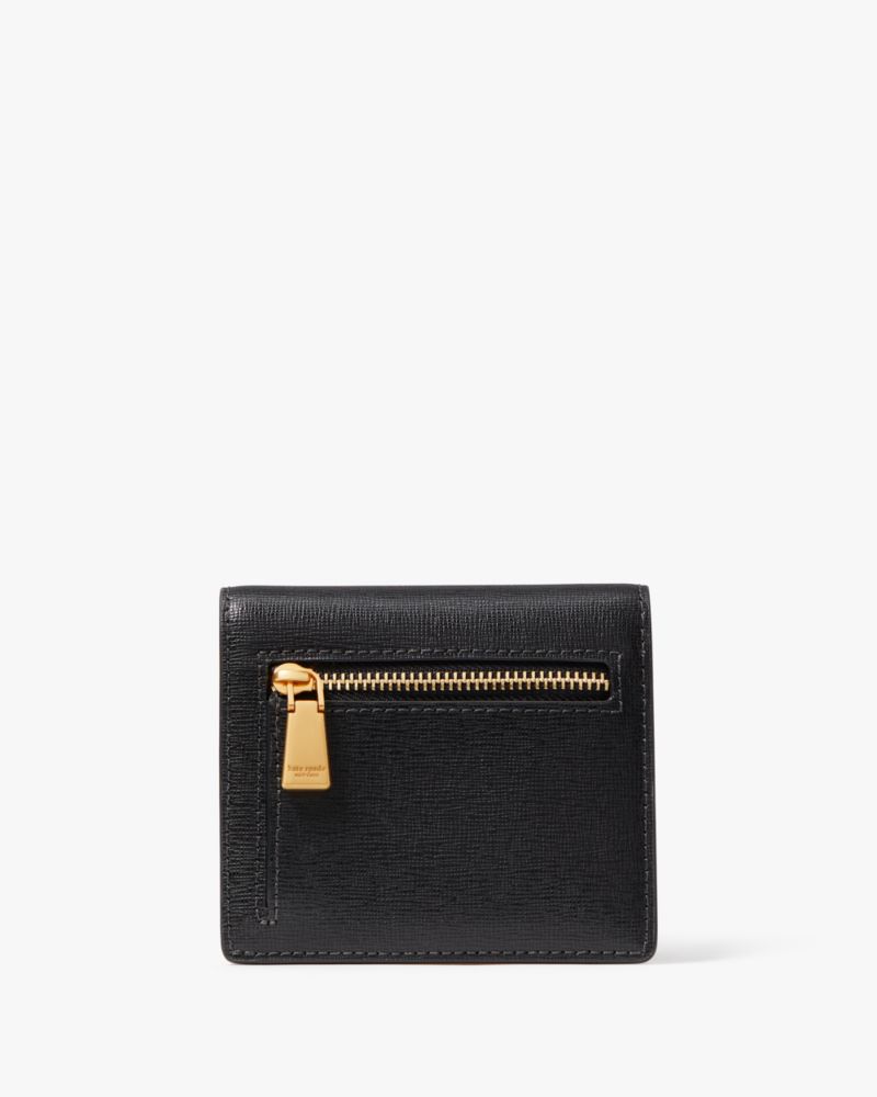 Kate Spade,Morgan Small Bifold Wallet,Black