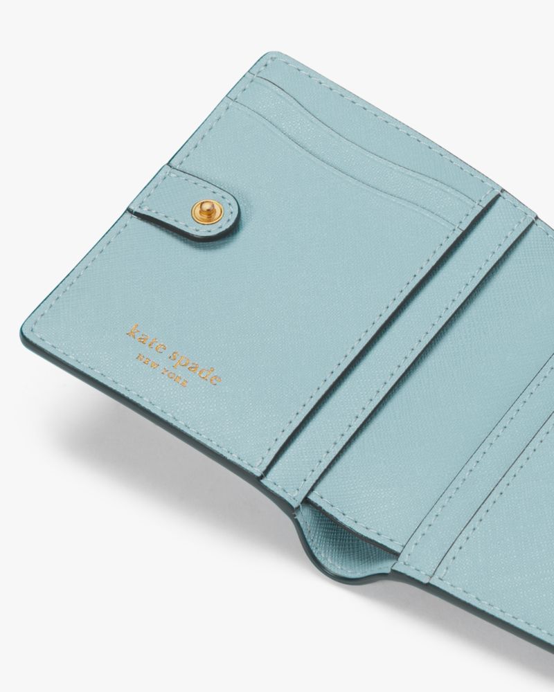 Kate Spade,モーガン スモール バイフォールド ウォレット,ミニ財布,エージアンティール
