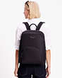Kate Spade,Sam KSNYL Nylon Laptop Backpack,Black
