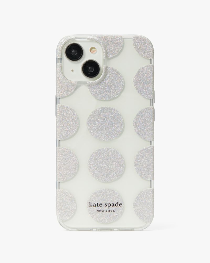 Glitter Art Dots Hülle für iPhone 14, , Product